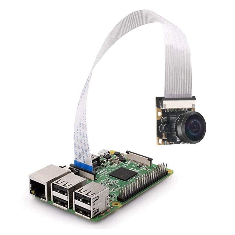 DORHEA Raspberry Pi 4 B Camera - 222 FoV Fisheye Wide Angle Webcam With Night Vision, 5 Megapixel 1080p OV5647 Video Module for Pi Model 3 A/B/B+, 2 and 3 B+ - Image 5